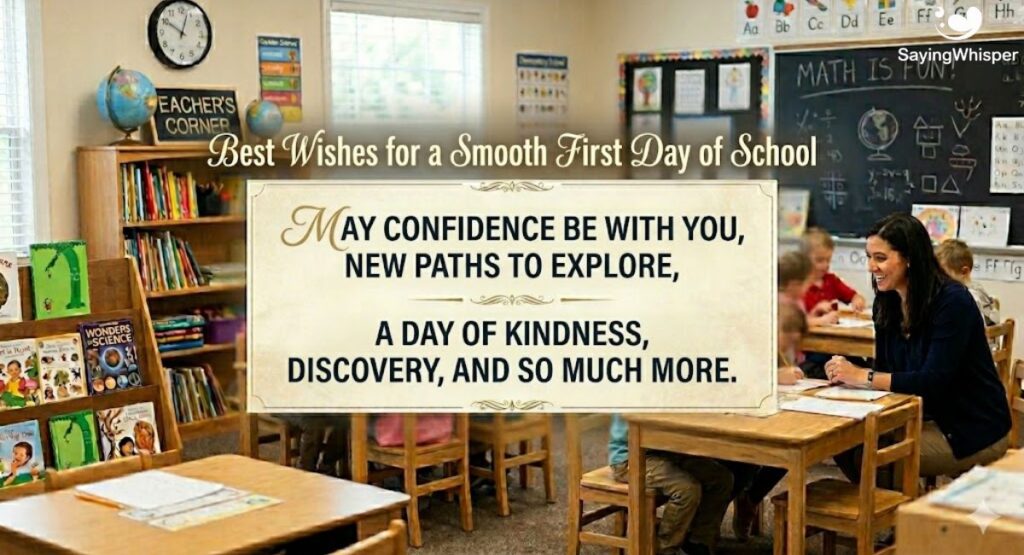 Best Wishes for a Smooth First Day of School