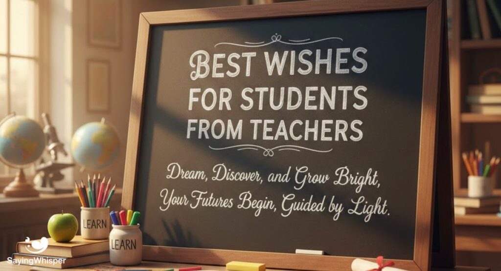Best Wishes For Students From Teachers