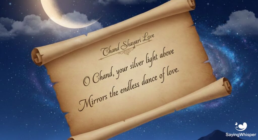 Chand Shayari Love
