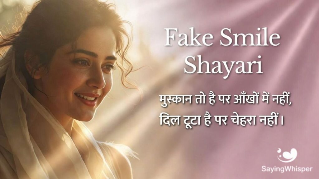 Fake Smile Shayari