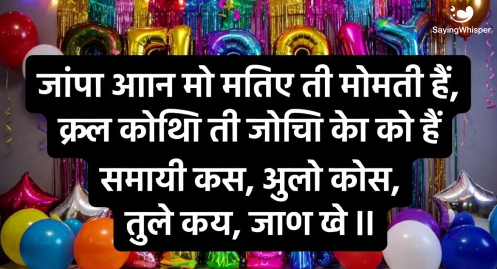 Funny New Year Shayari in Hindi