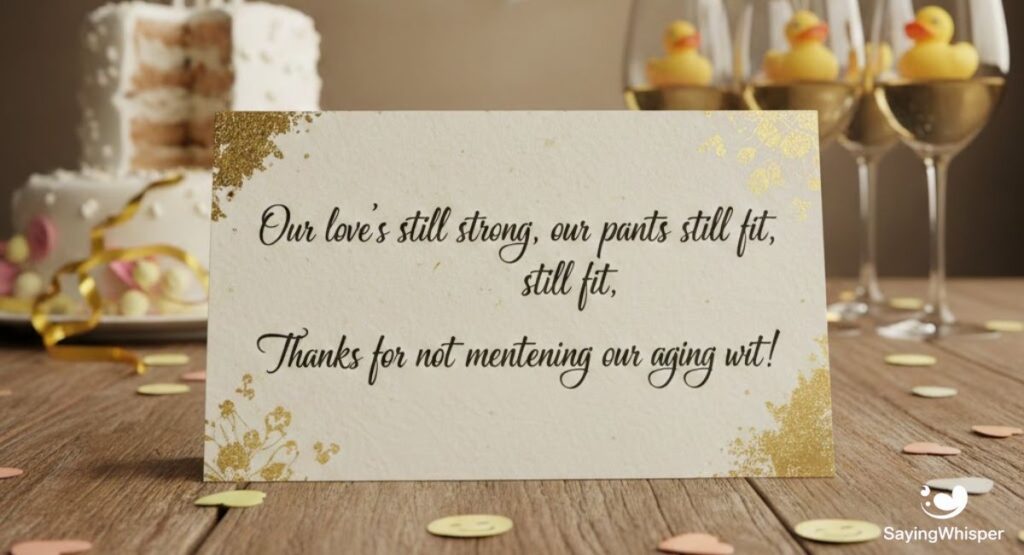 Funny Thank You Messages for Wedding Anniversary Wishes