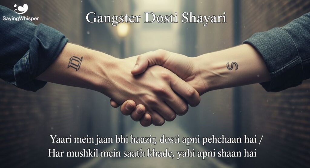 Gangster Dosti Shayari