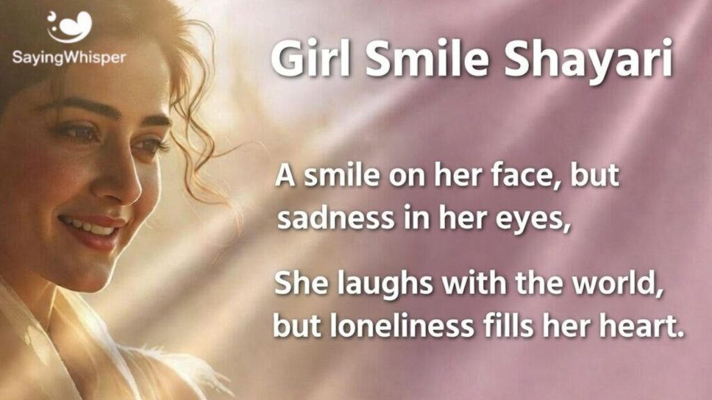 Girl Smile Shayari