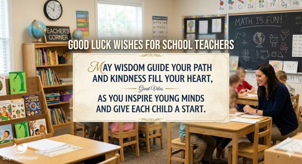 Good Luck Wishes for School Teachers
