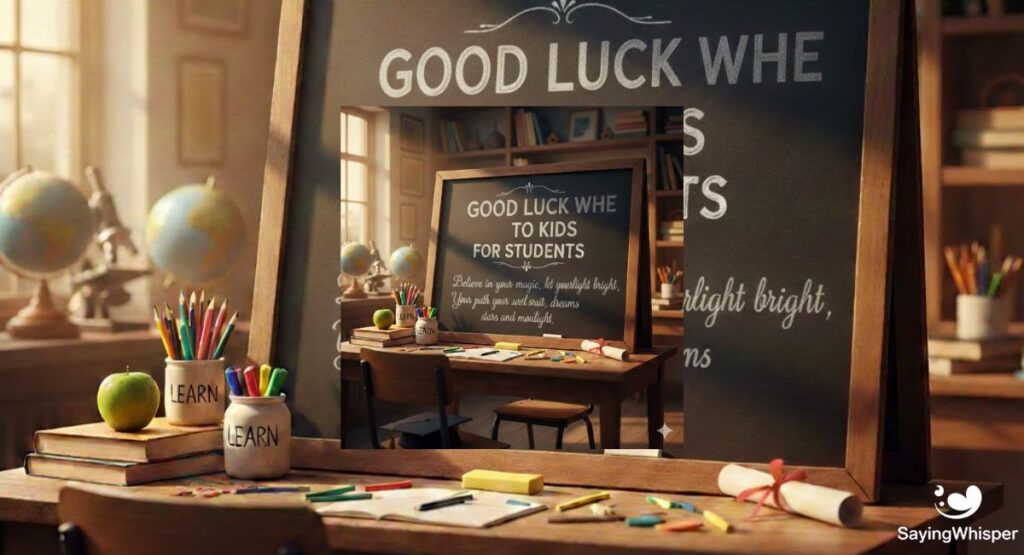 Good Luck Wishes to Kids