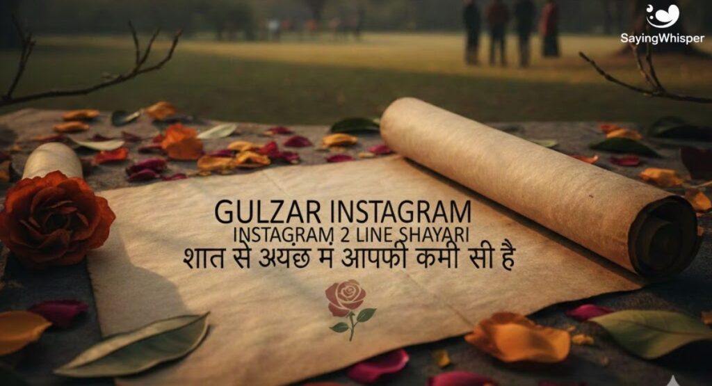 Gulzar Instagram 2 Line Shayari