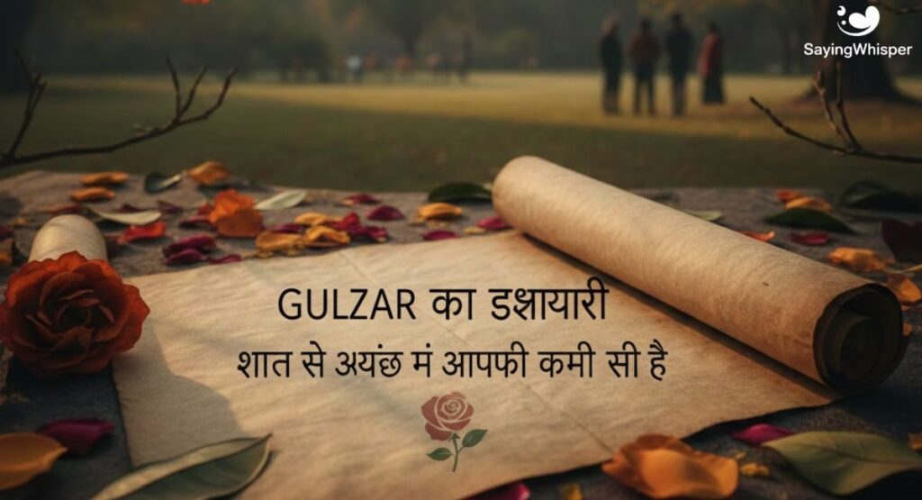 Gulzar Ki Shayari