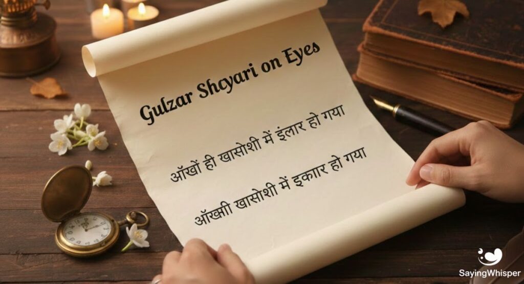 Gulzar Shayari on Eyes