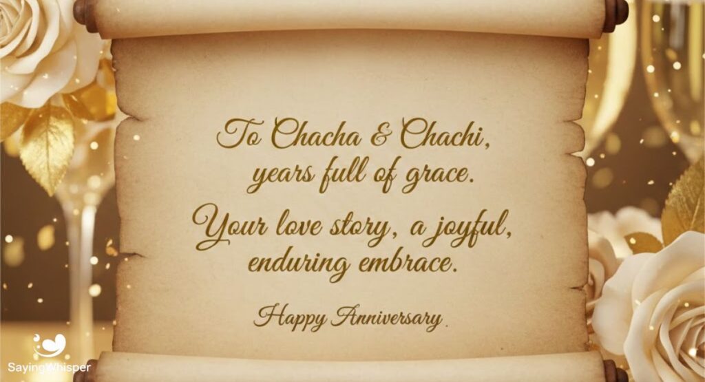 Happy Anniversary Chacha Chachi Quotes