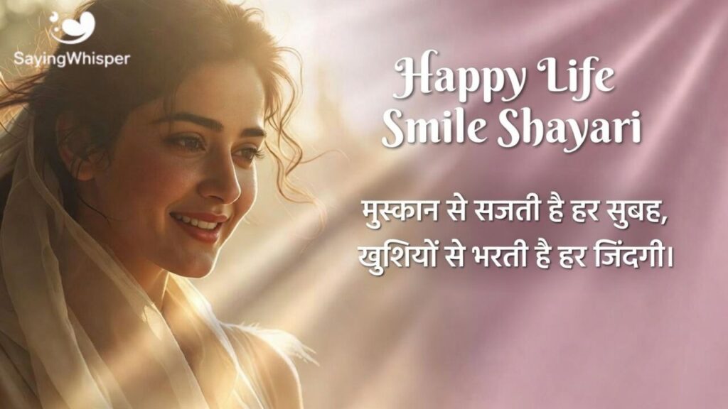 Happy Life Smile Shayari