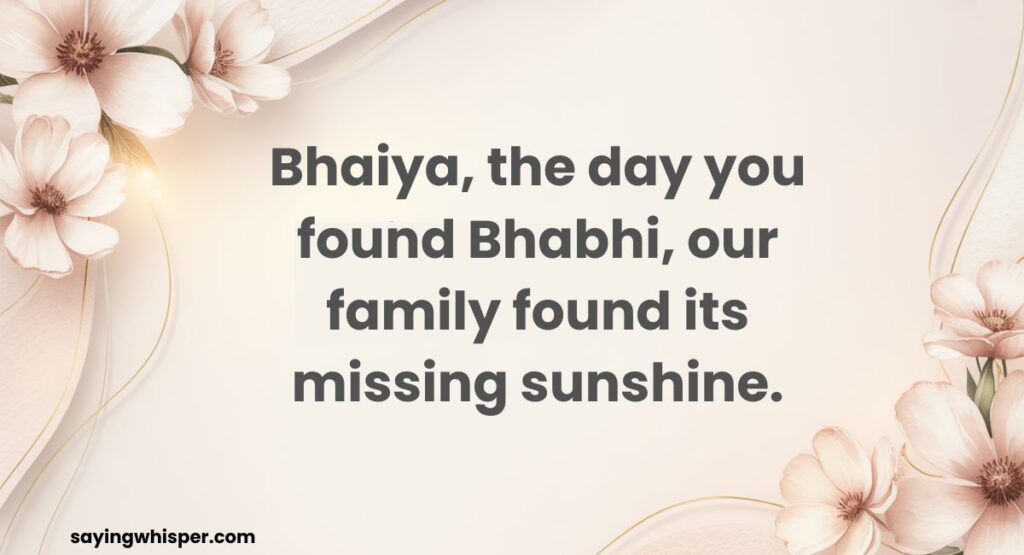 Heart Touching Anniversary Wishes for Brother and Bhabhi