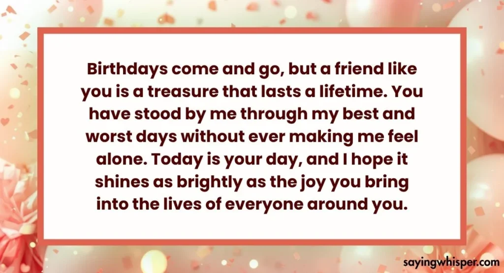 Heartfelt Long Birthday Messages for Close Friends