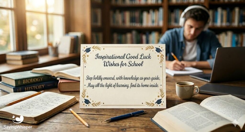 Inspirational Good Luck Wishes for School