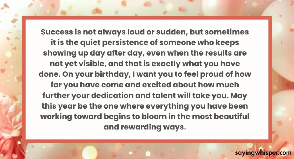Inspirational Long Birthday Messages for Life Growth and Success