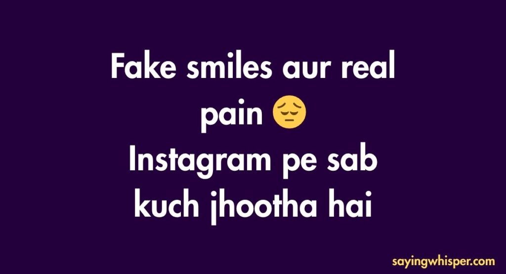 Instagram Dhoka Shayari Captions