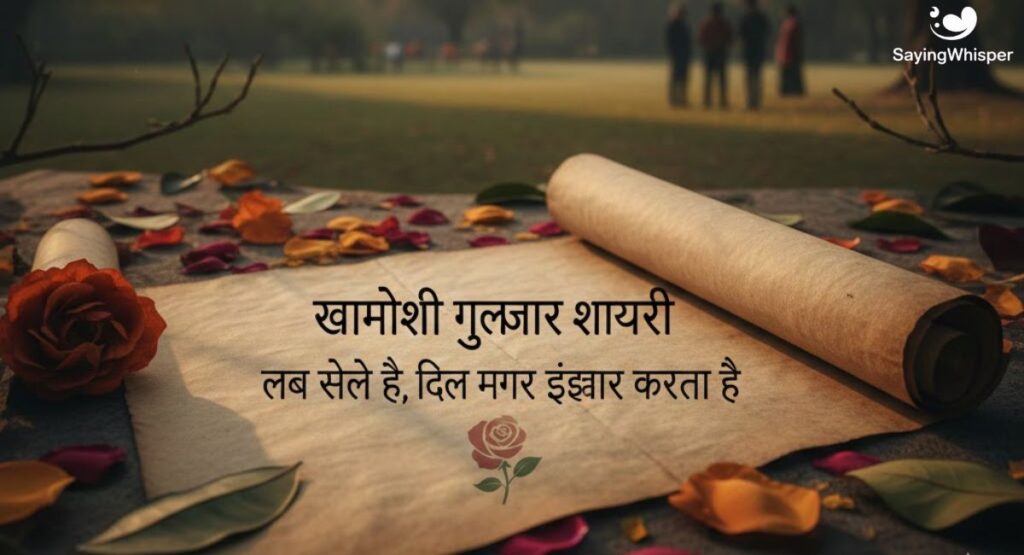 Khamoshi Gulzar Shayari