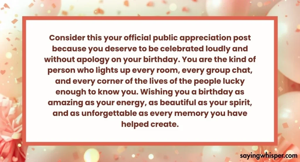 Long Birthday Messages for Social Media (Instagram, WhatsApp, Facebook)