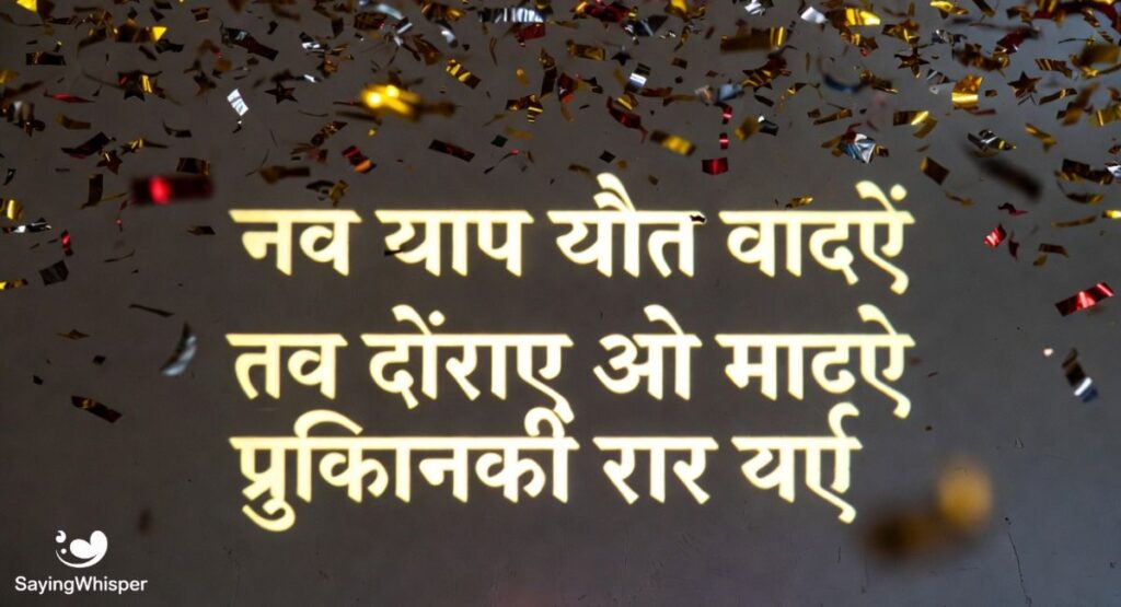 Love New Year Shayari in Hindi