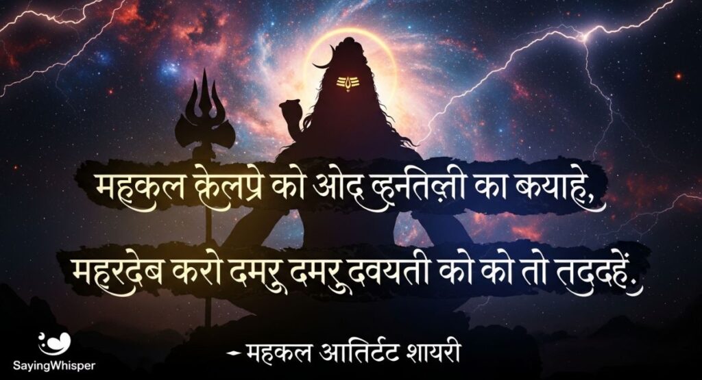 Mahakal Attitude Shayari