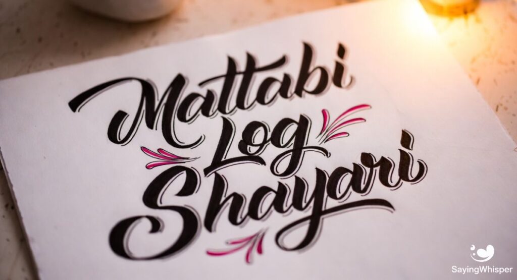 Matlabi Log Shayari