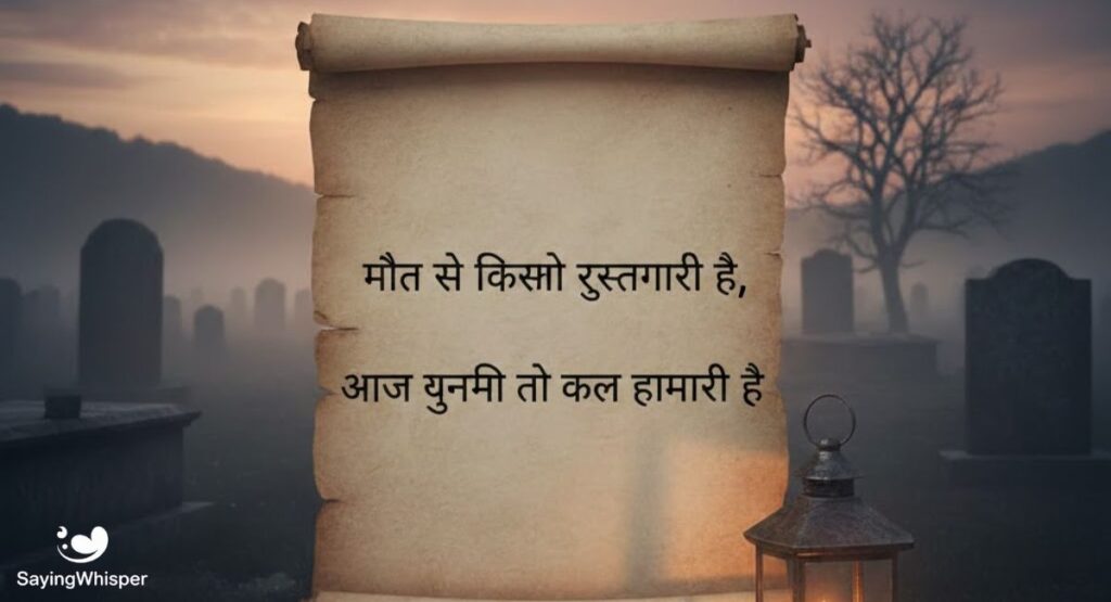 Maut Shayari 2 Line
