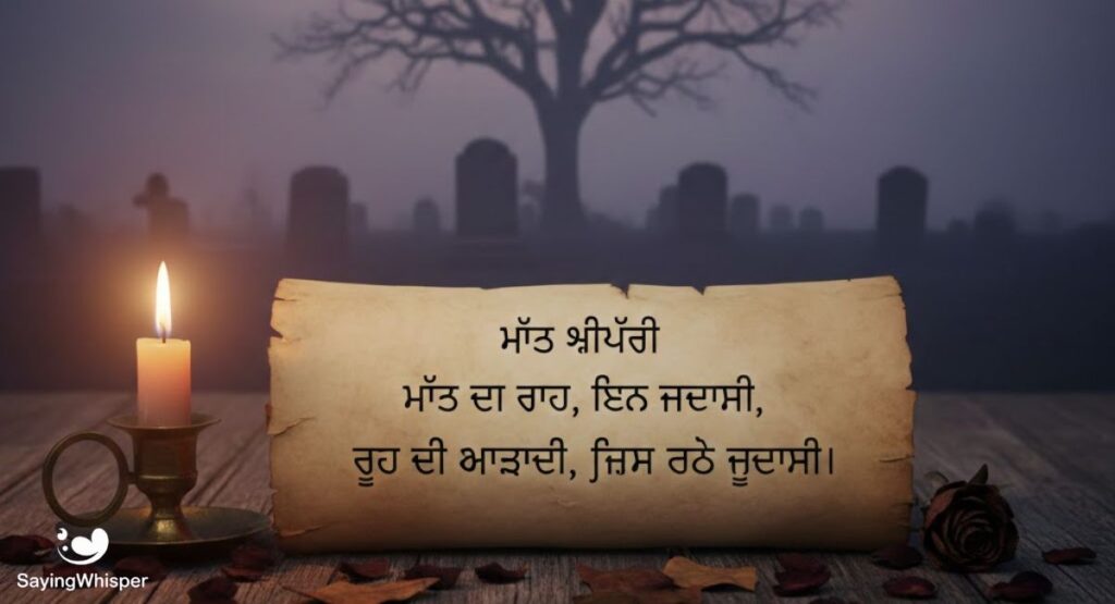 Maut Shayari in Punjabi