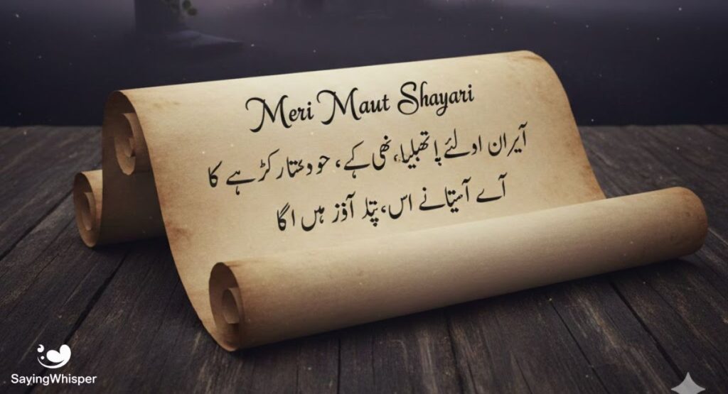 Meri Maut Shayari
