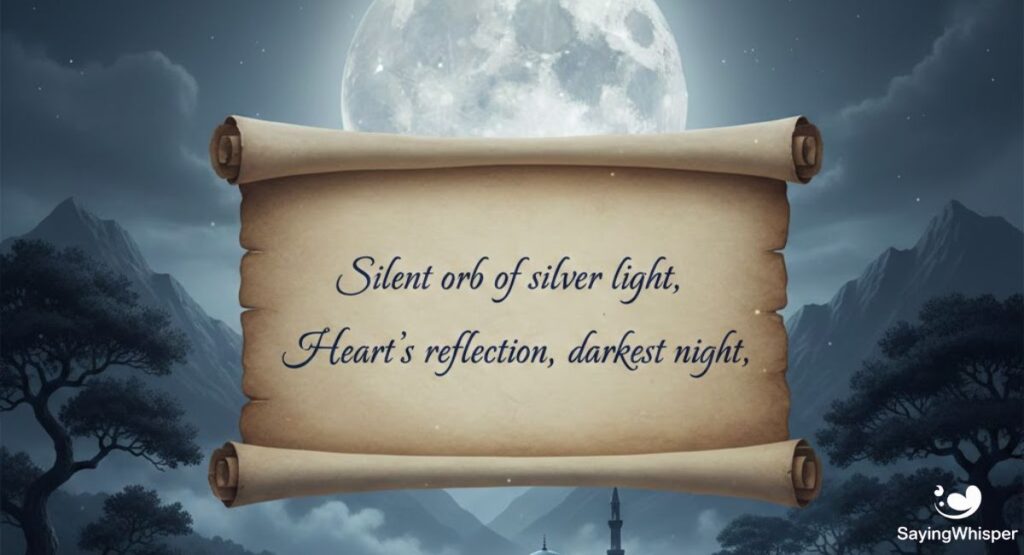 Moon Shayari in English