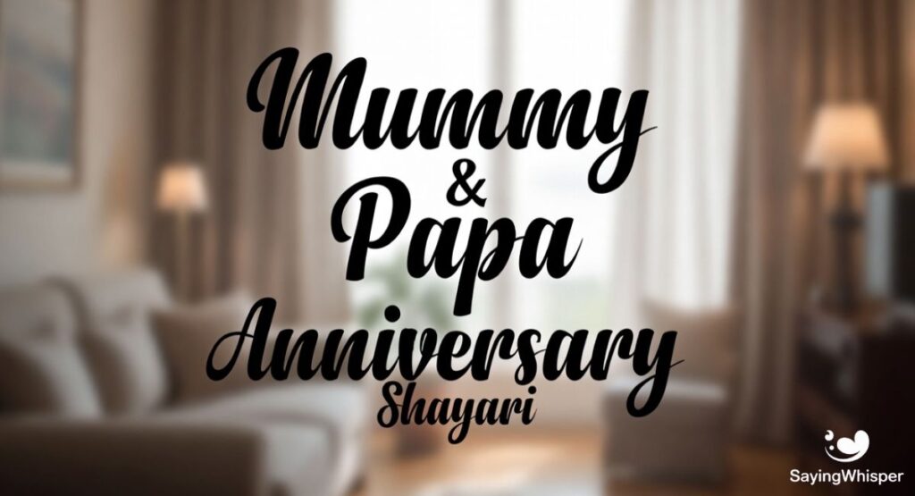 Mummy Papa Anniversary Shayari