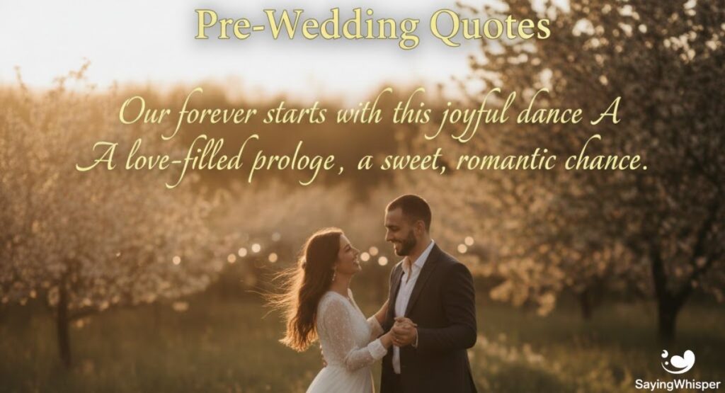 Pre-Wedding Quotes