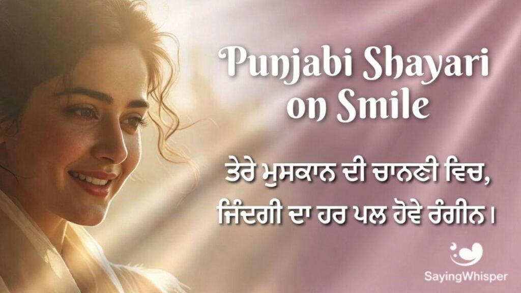Punjabi Shayari on Smile