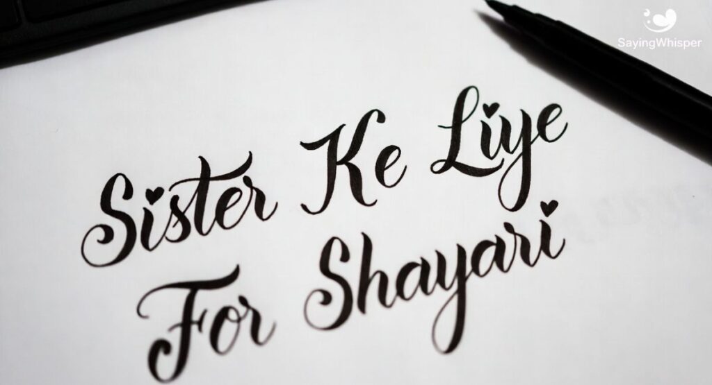 Sister Ke Liye / For Shayari