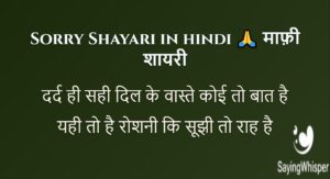 Sorry Shayari in hindi 🙏 माफ़ी शायरी