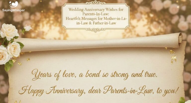 Wedding Anniversary Wishes for Parents-In-Law