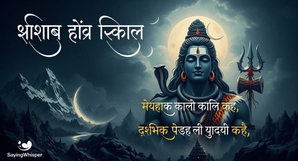 महाकाल शायरी हिंदी में