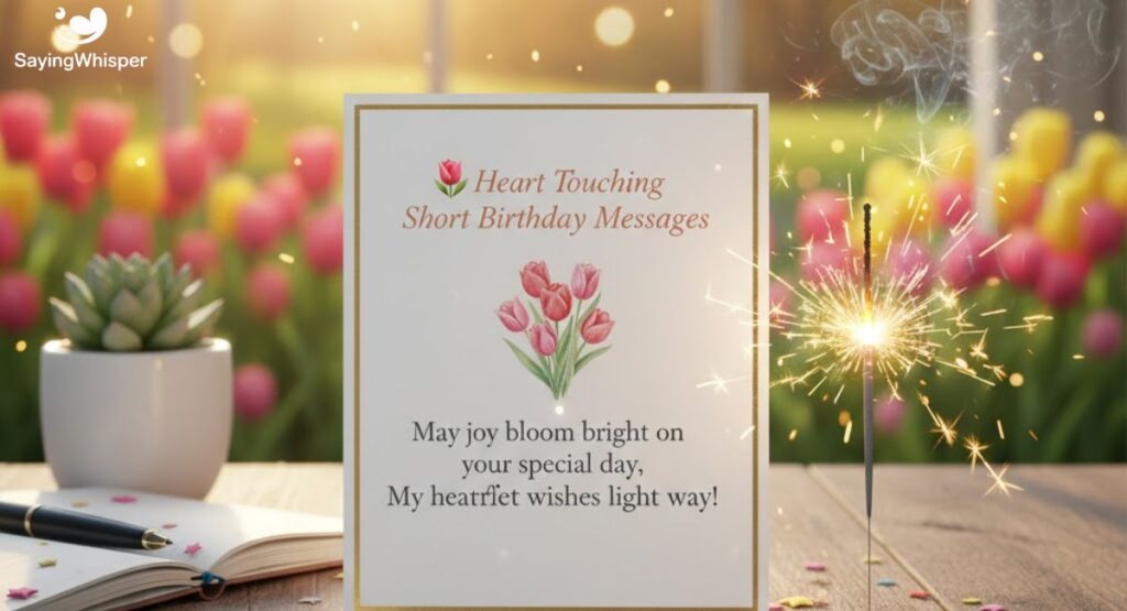 🌷 Heart Touching Short Birthday Messages