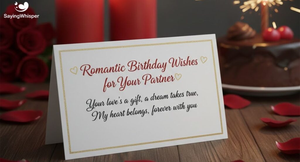 💘 Romantic Birthday Wishes for Your Partner