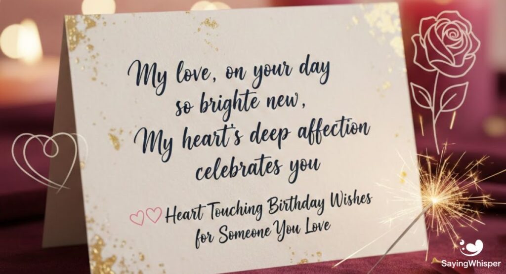 💞 Heart Touching Birthday Wishes for Someone You Love