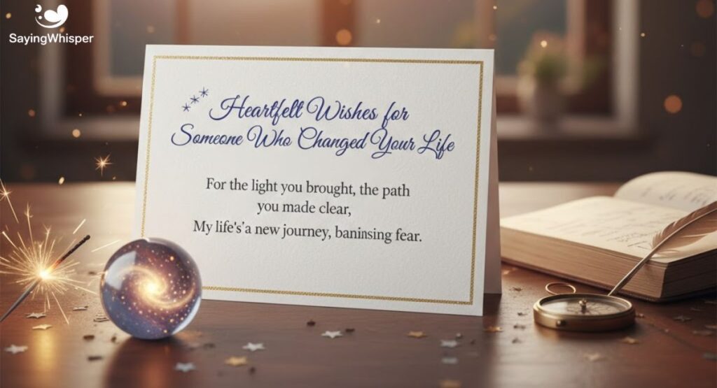 💫 Heartfelt Wishes for Someone Who Changed Your Life