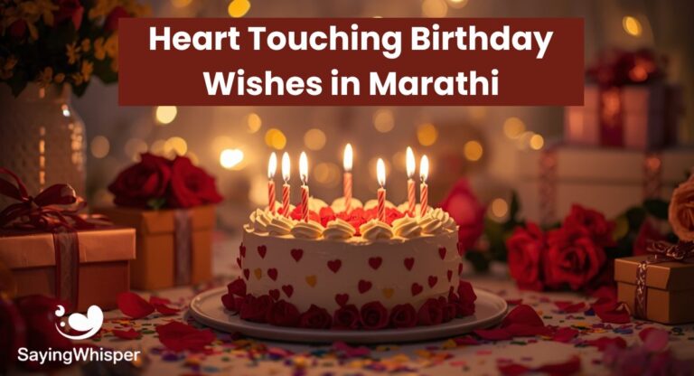 180+ Heart Touching Birthday Wishes in Marathi (Emotional Messages)
