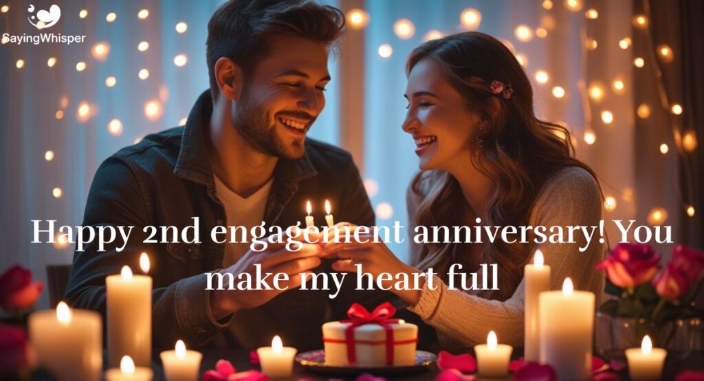 2nd Engagement Anniversary Wishes and Happy 2nd Engagement Anniversary Wishes to Husband