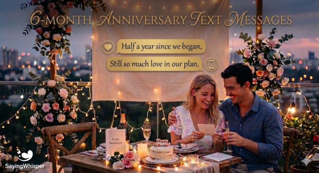 6-Month Anniversary Text Messages