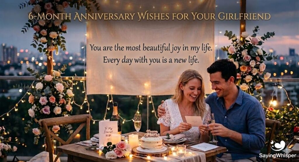 6-Month Anniversary Wishes for Your Girlfriend