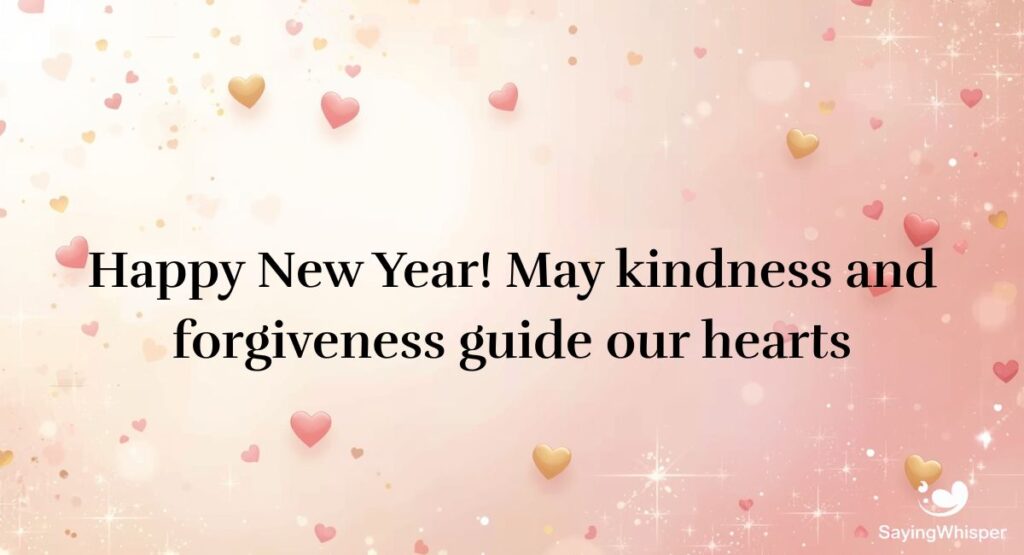 Apology and Forgiveness New Year Messages for Someone You Care About