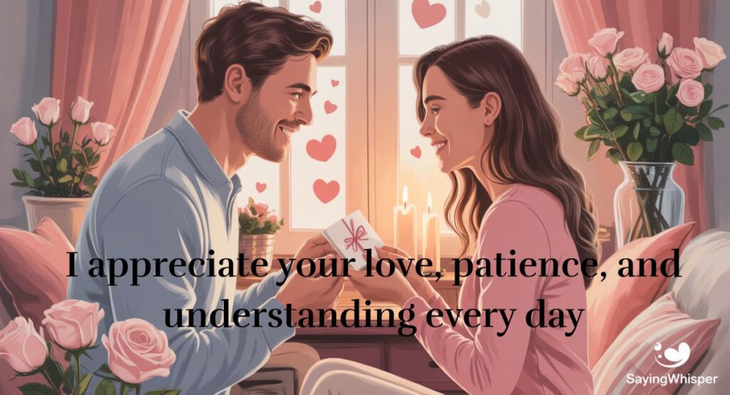 Appreciation-Filled Valentine Day Quotes for Wife from Husband