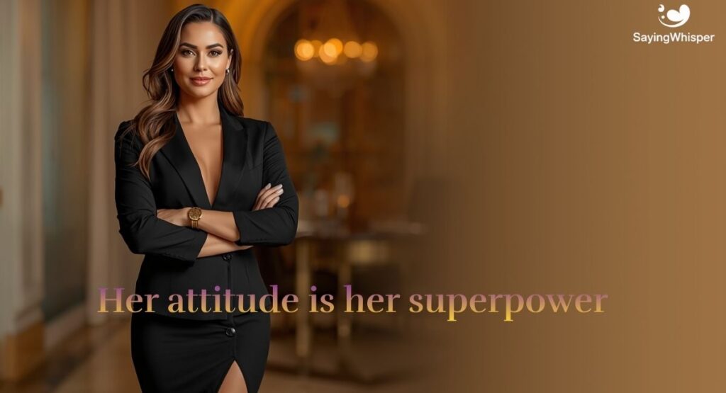Attitude Strong Woman Quotes and Boss Energy Captions