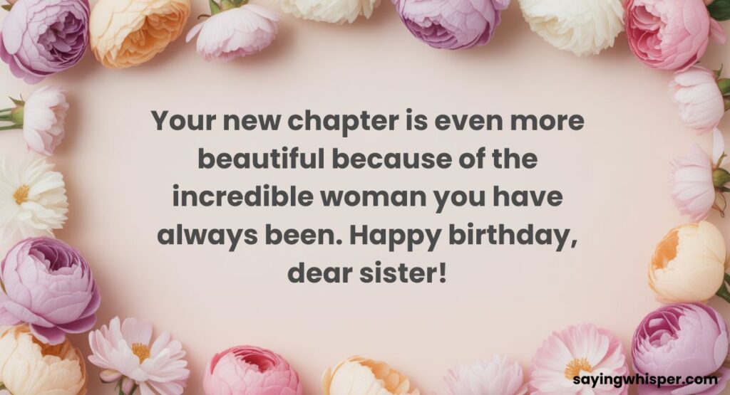 Birthday Wishes for Sister After Marriage