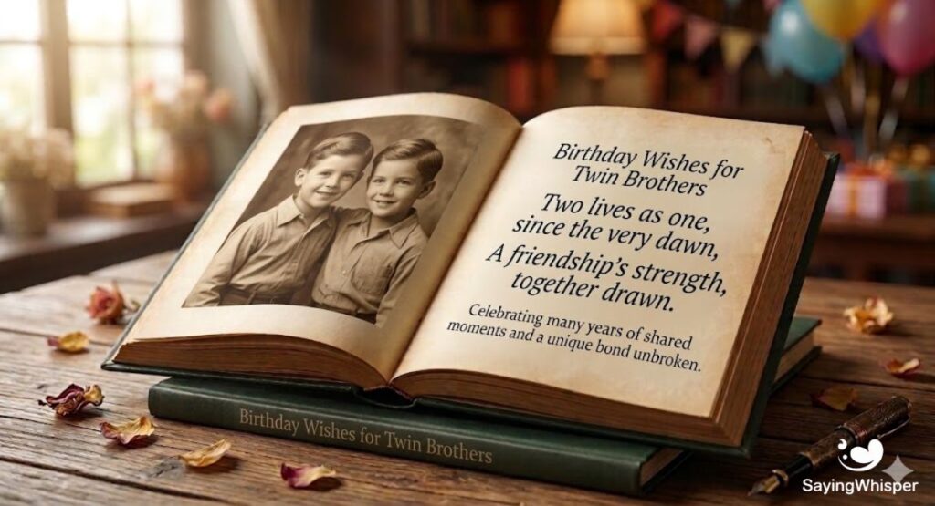 Birthday Wishes for Twin Brothers