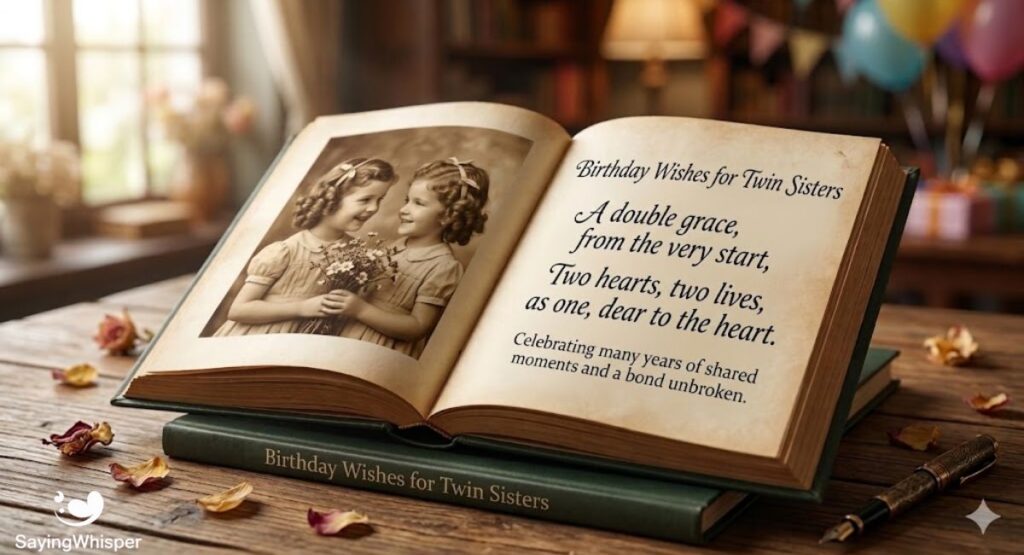 Birthday Wishes for Twin Sisters